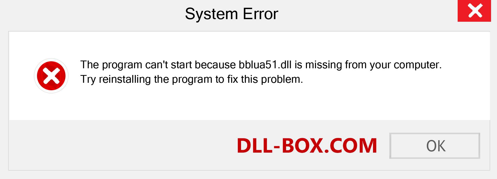  bblua51.dll file is missing?. Download for Windows 7, 8, 10 - Fix  bblua51 dll Missing Error on Windows, photos, images